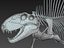 skeletons carnivorous dinosaurs allosaurus 3D model