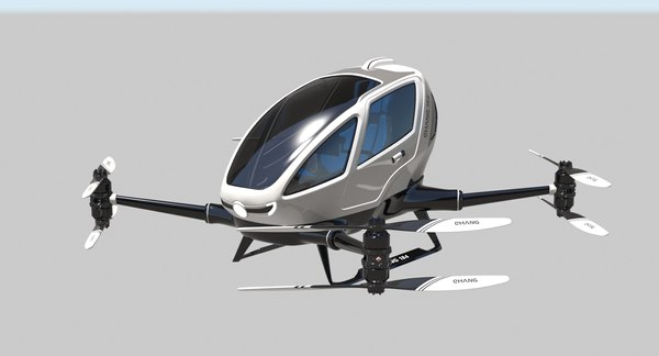 184 Single Passenger Drone 3d Max