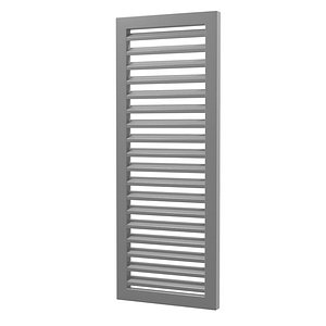 louver window persiana blind low poly