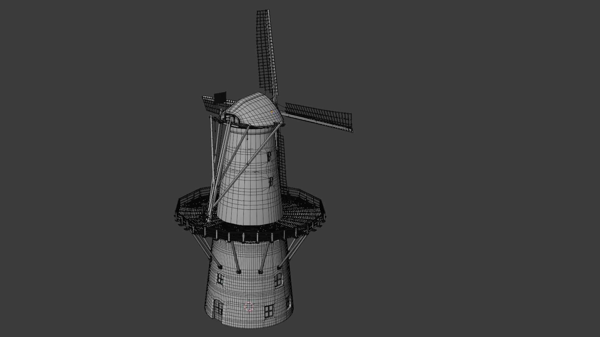 3D Windmill Architecture - TurboSquid 1685000