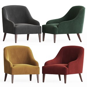 3D shiflet armchair wayfair model