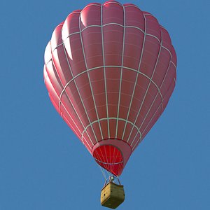 3d model hot air balloon