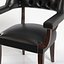 Fauteuil de baignoire en cuir noir français du milieu du 20e siècle PBR