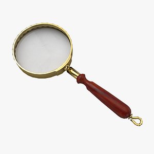 magnifying glass 3D