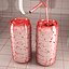 3d coca cola cans red model