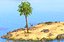 3D model palm island