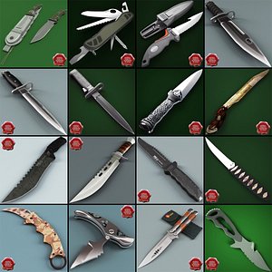 3d model knives knife