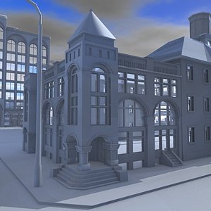 beach area 3d c4d
