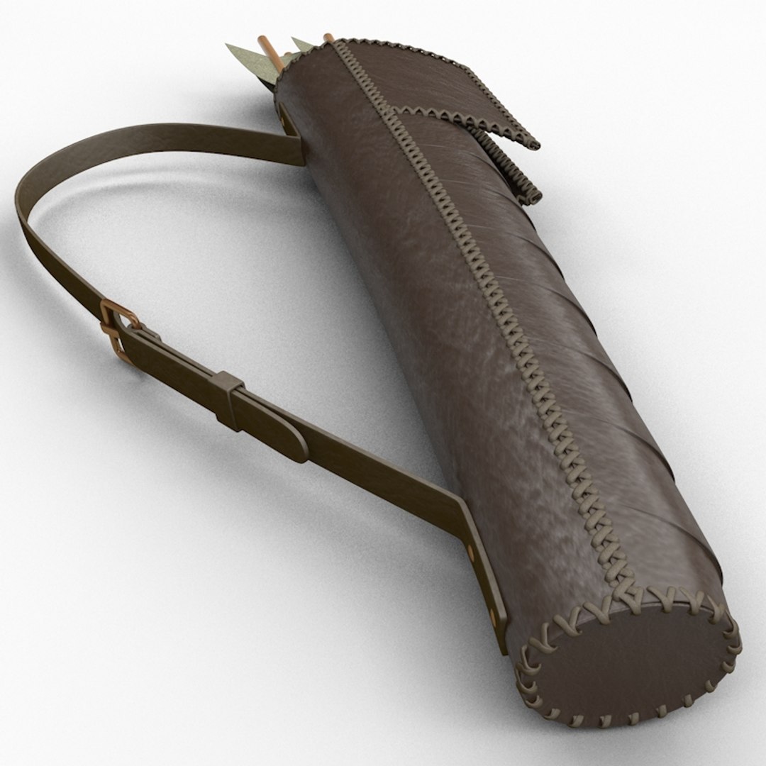 3d Model Arrows Quiver