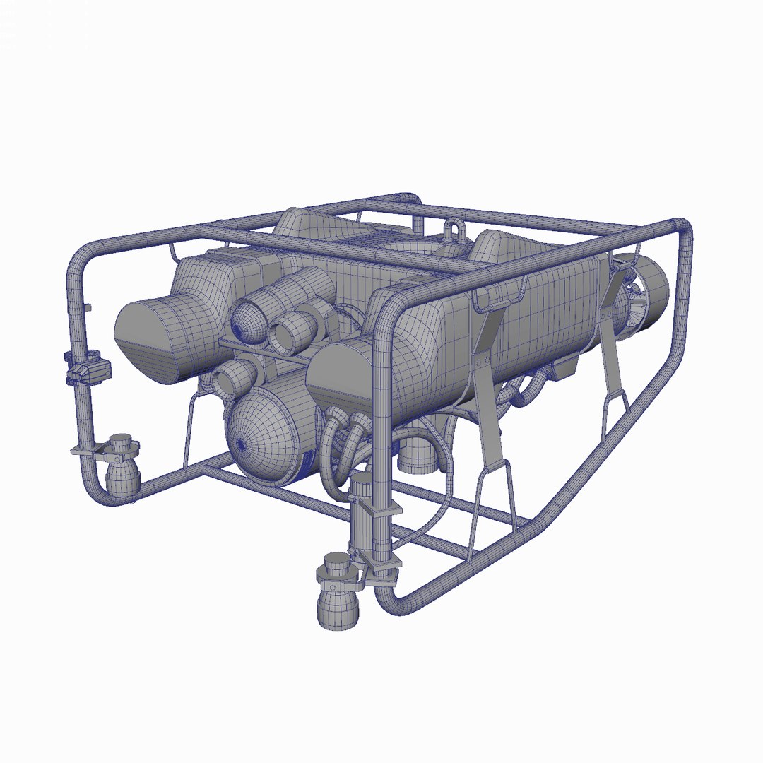Phantom Ds4 Rov Underwater 3d Model