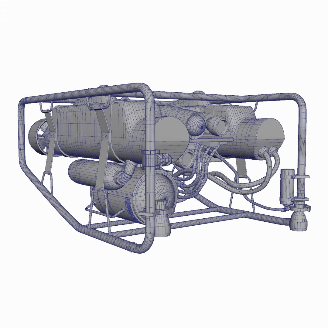 Phantom Ds4 Rov Underwater 3d Model