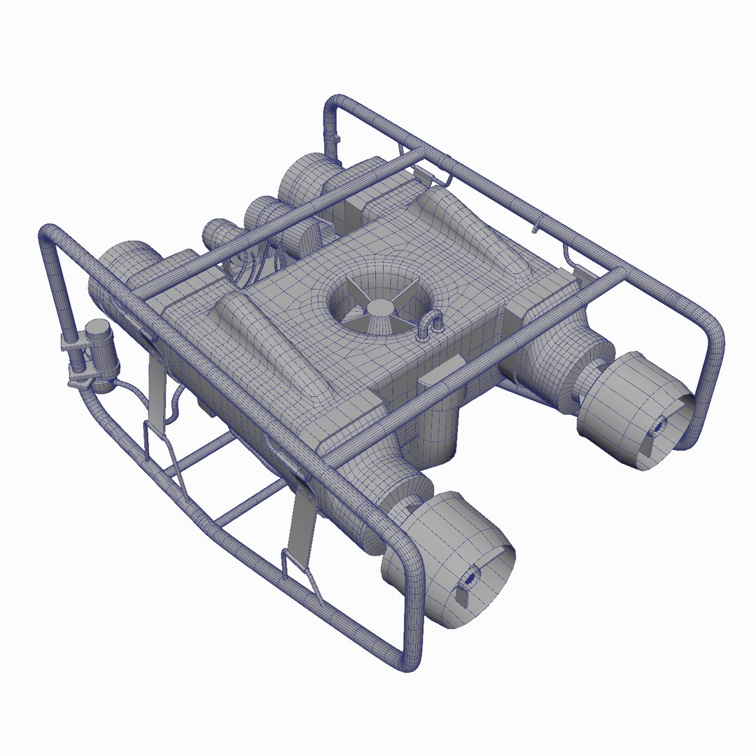 Phantom Ds4 Rov Underwater 3d Model