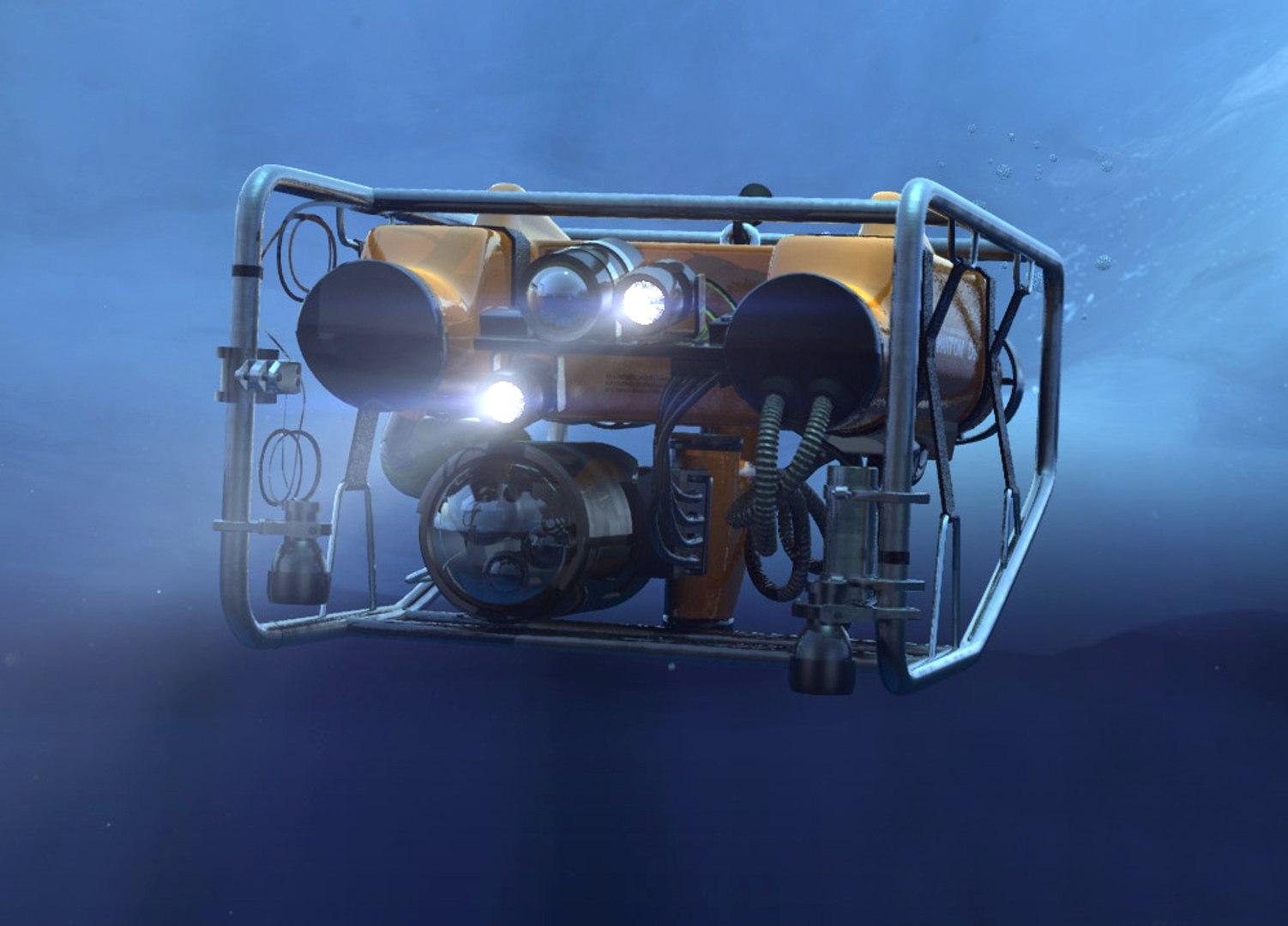 Phantom Ds4 Rov Underwater 3d Model