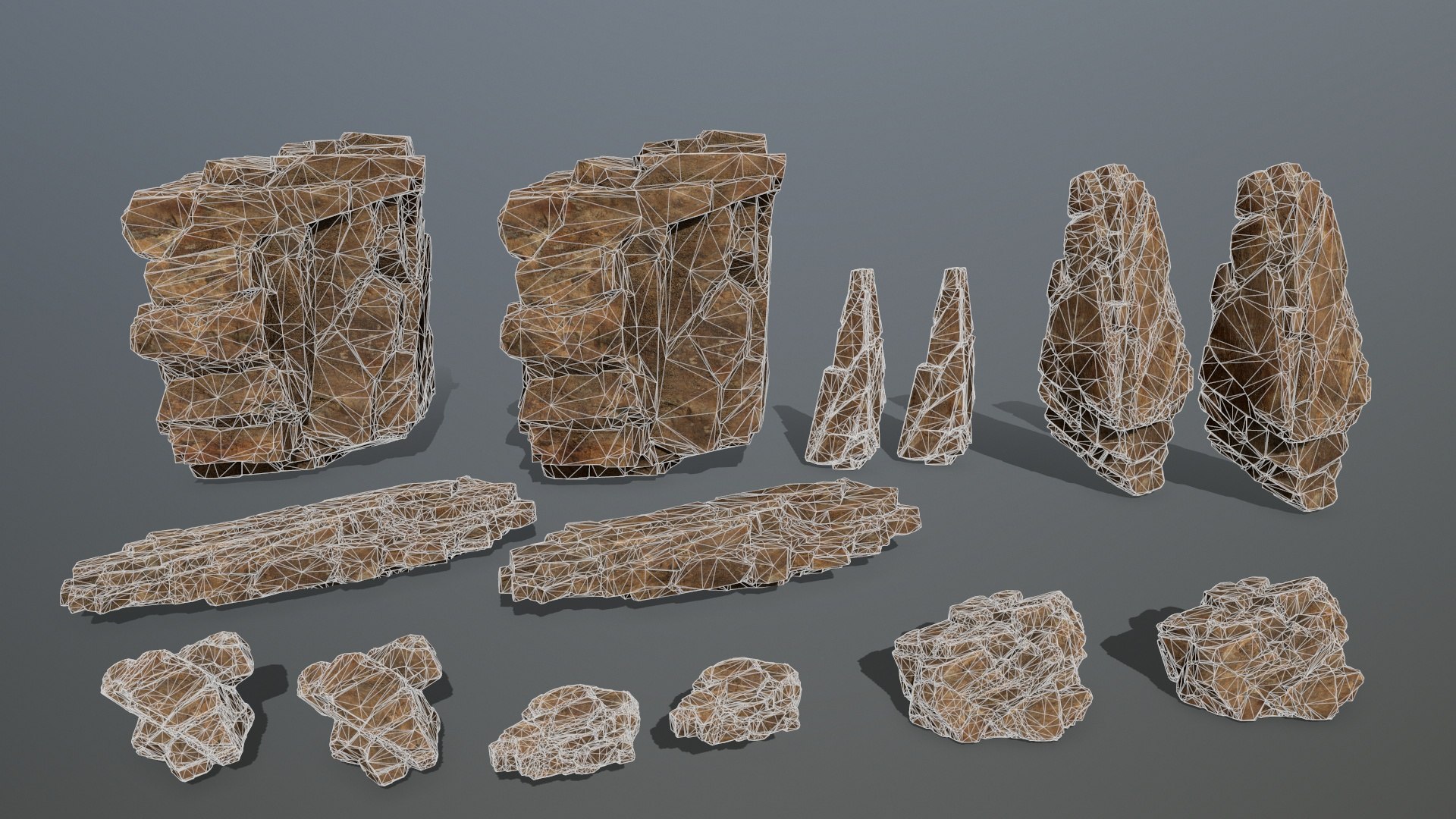 Desert Rocks 3D - TurboSquid 2002619