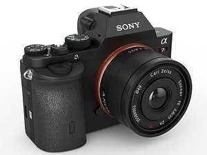 3d sony alpha 7r camera lens model