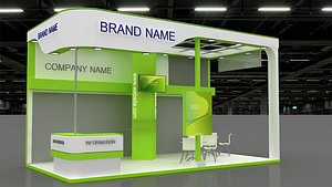 3D model 3D Exhibition Booth