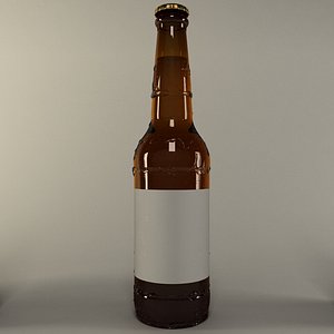 beer bottle preset 3D model