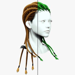 Dread Breaided Hair model