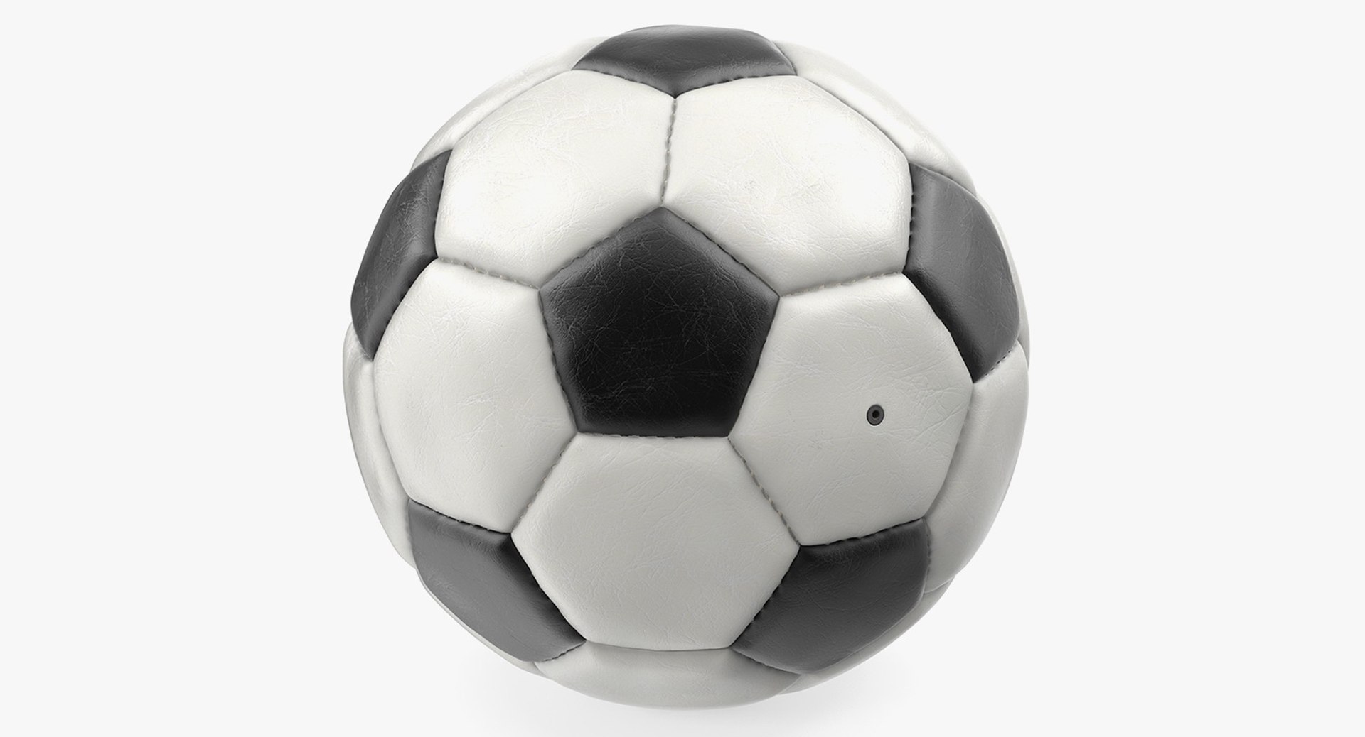Leather Soccer Ball 3D model preview
