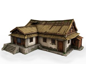 3D old chinese house model