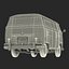 Volkswagen Type 2 Panel Van Simple Interior Green 2 3D Model