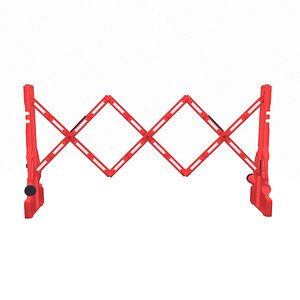 3D sliding barrier plastic model