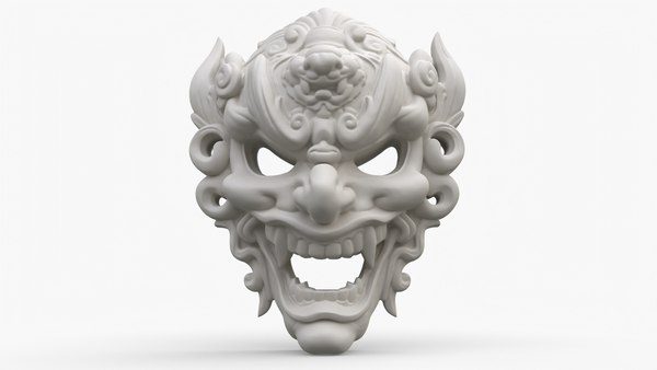 Asian Mask Blender Models for Download | TurboSquid