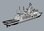 3D Warship Multi-Purpose Frigate