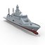 3D Warship Multi-Purpose Frigate
