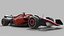 3D Open Wheels Racing Car model