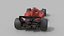 3D Open Wheels Racing Car model