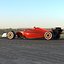 3D Open Wheels Racing Car model