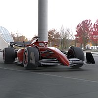 Open Wheels Racing Car