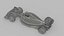 3D Open Wheels Racing Car model