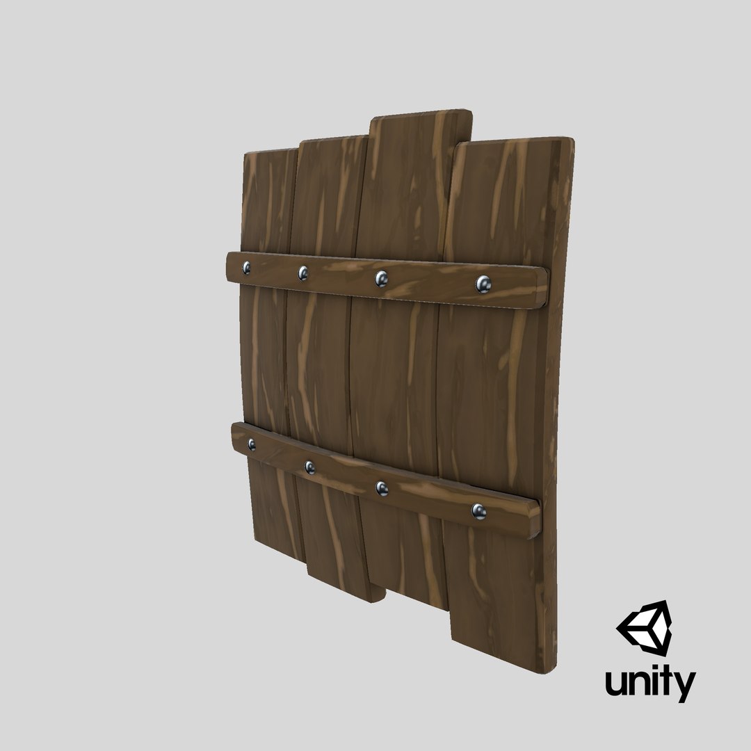3D wooden shield https://p.turbosquid.com/ts-thumb/uF/SEj96b/SZcB74B1/stemcell_unity_render/png/1571909338/1920x1080/fit_q87/06a30fcdb90f2d308f79d47f4b2107e52a0148a5/stemcell_unity_render.jpg