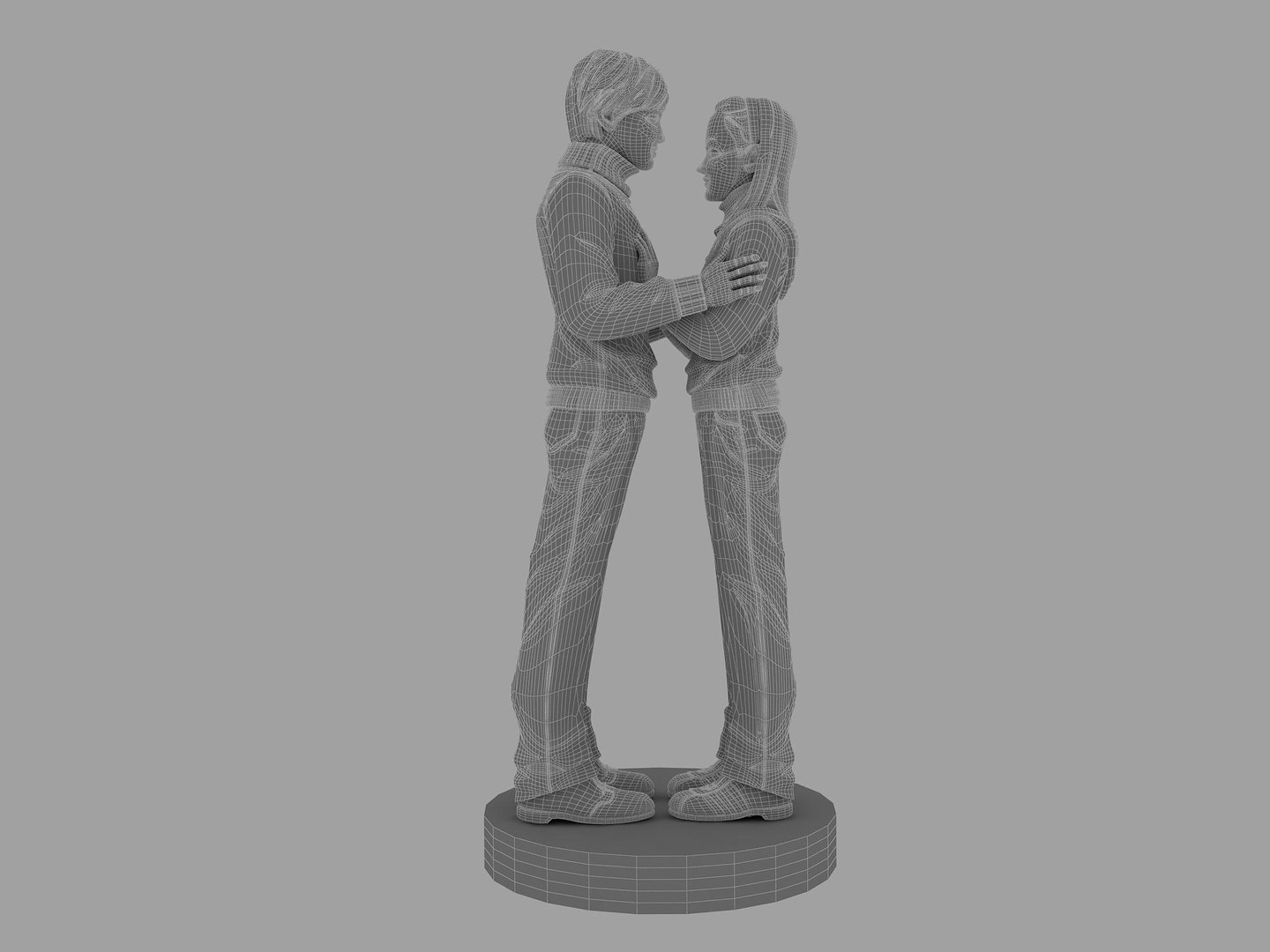 3D Winter Sonata 3D Statue Model - TurboSquid 2156793