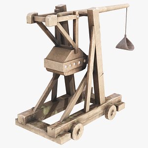 Trebuchet low poly