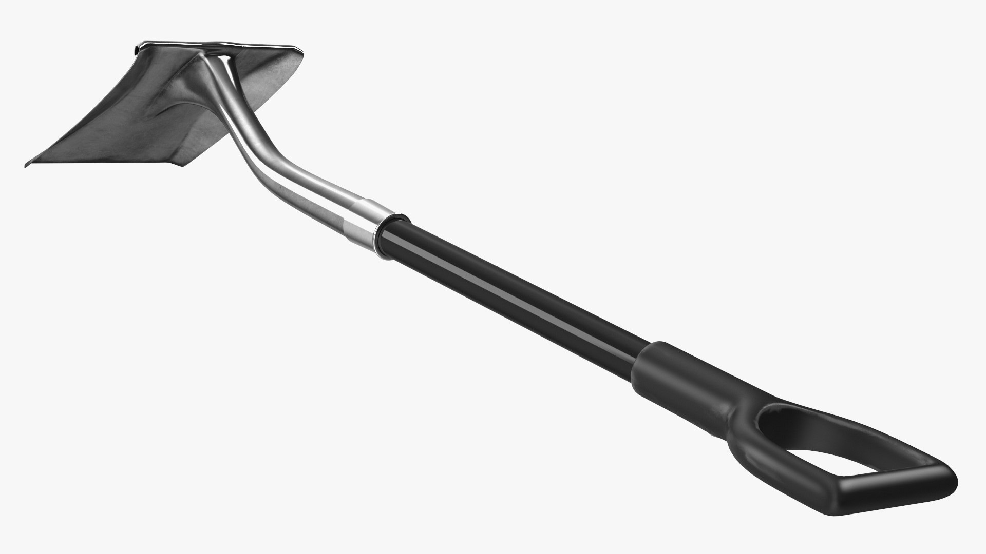 Square Blade Shovel Black Shaft 3D Model TurboSquid 2153039