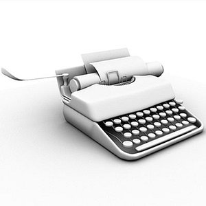 obj typewriter
