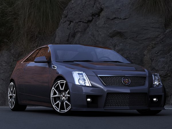 modelo 3d Cadillac CTS-V Coupé 2011 - TurboSquid 513304