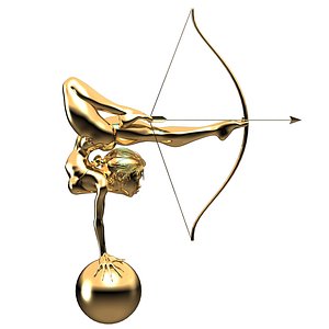 fbx beautiful woman archer