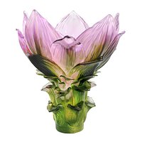 Daum Jardi De Lotus Grande Vase