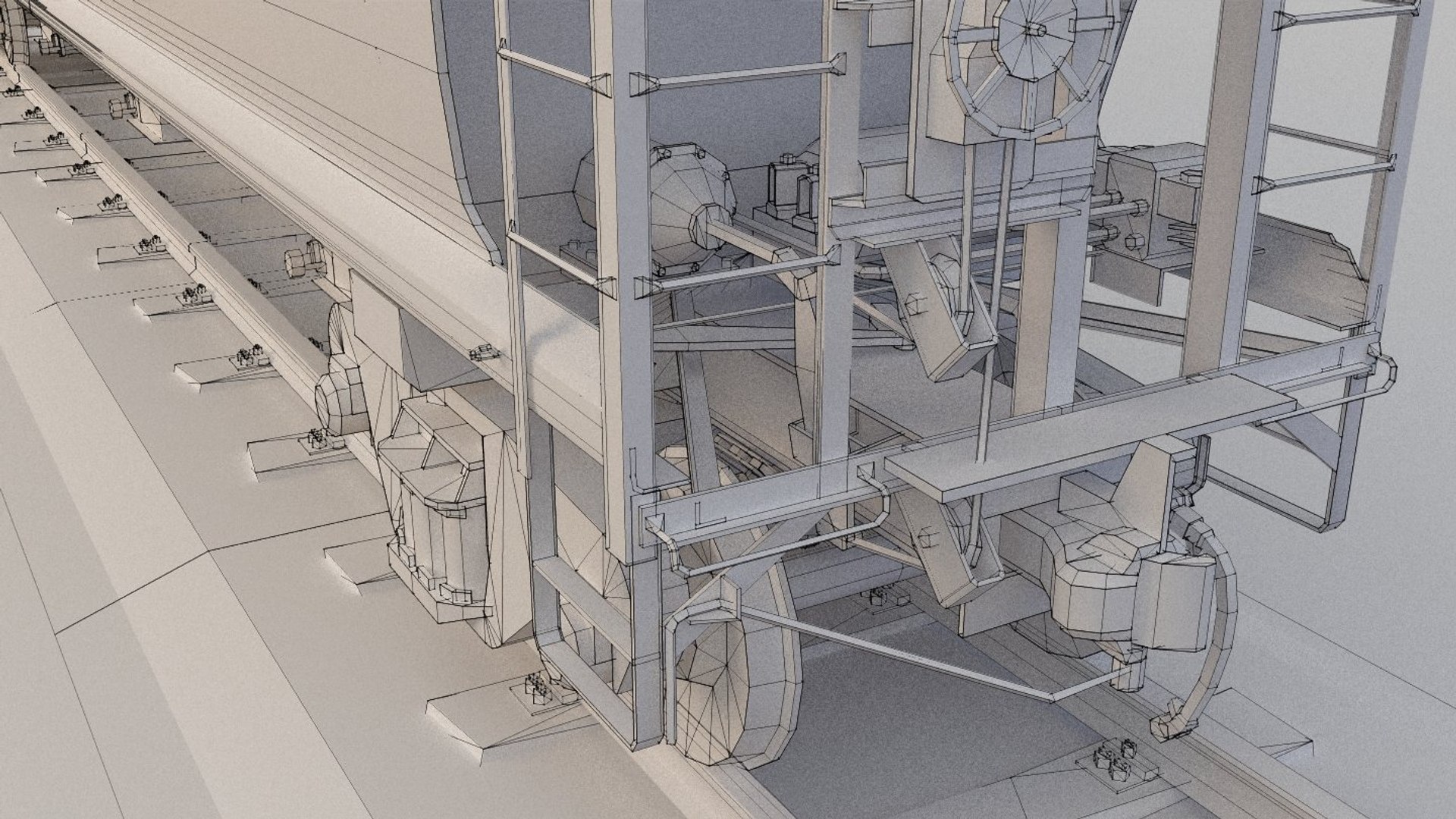 Train Ncux 3D - TurboSquid 1527211