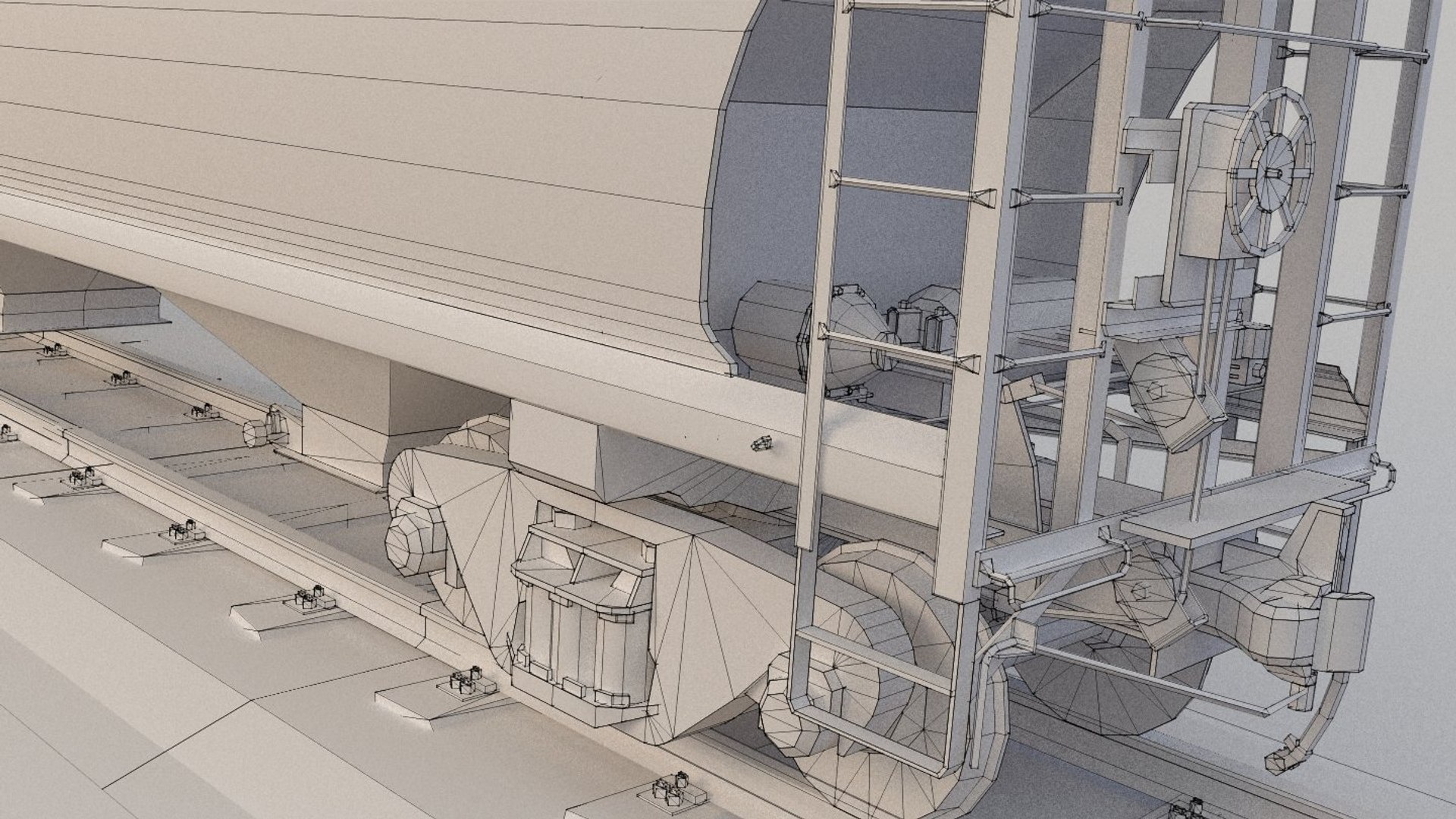 Train Ncux 3D - TurboSquid 1527211