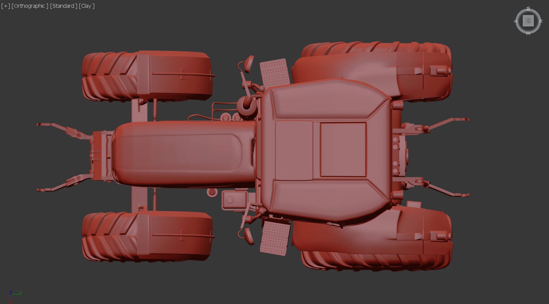 Tractor model - TurboSquid 1956255