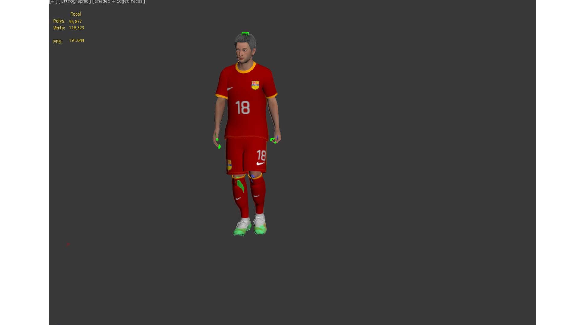 3D Football Player Model - TurboSquid 2533904