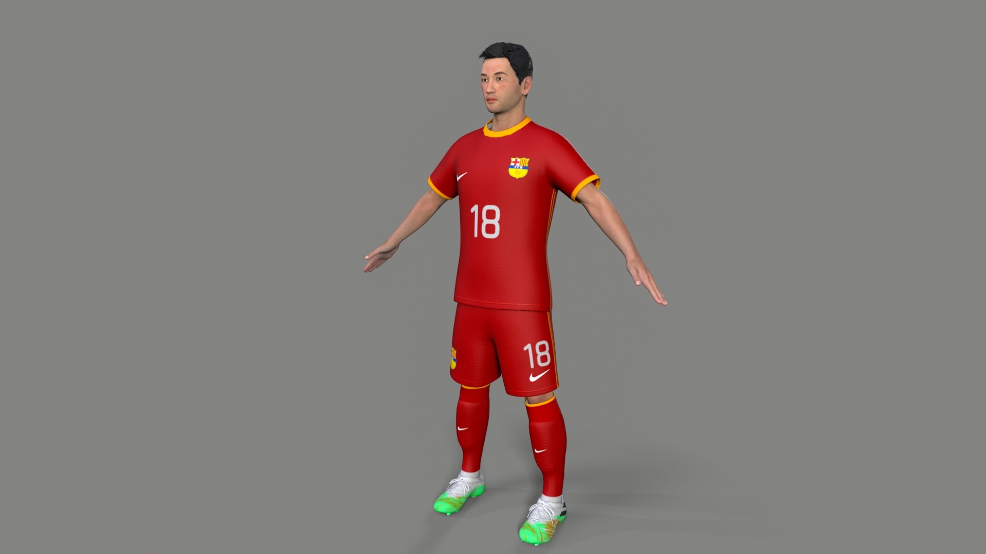 3D Football Player Model - TurboSquid 2533904