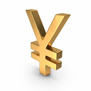 Yen Symbol 3D model