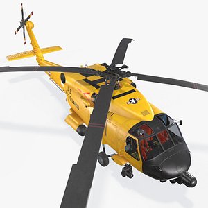 Sikorsky MH-60T Jay Hawk Basic Animation --107--