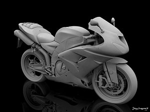3d model ninja superbike